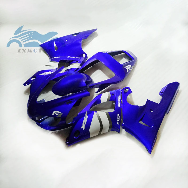 

Free custom your motorcycle fairing Kits Fit for YAMAHA YZFR1 1998 1999 YZF R1 98 99 aftermarket fairings kit dark blue parts