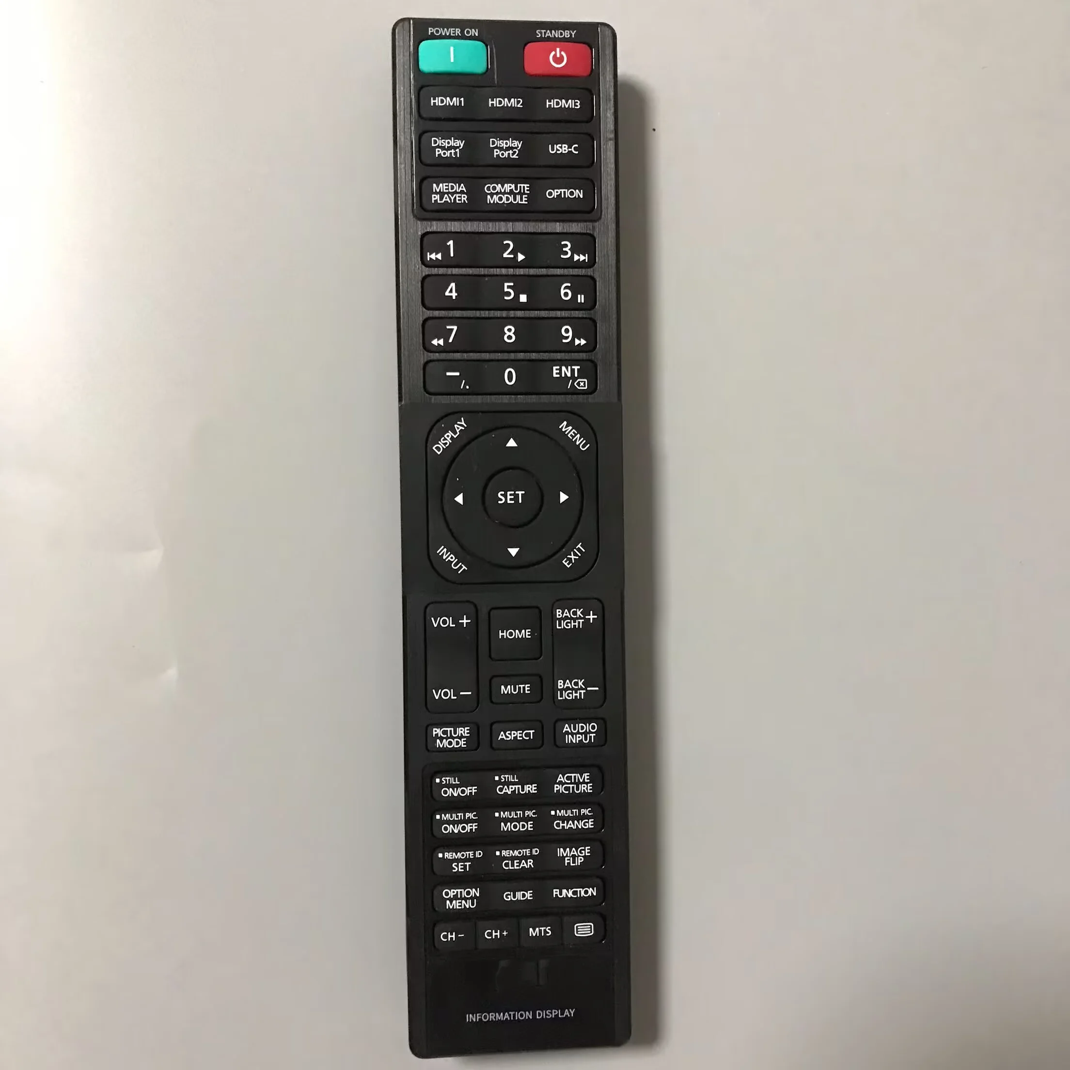 Original remote control RU-M126 for SHARP information display devices