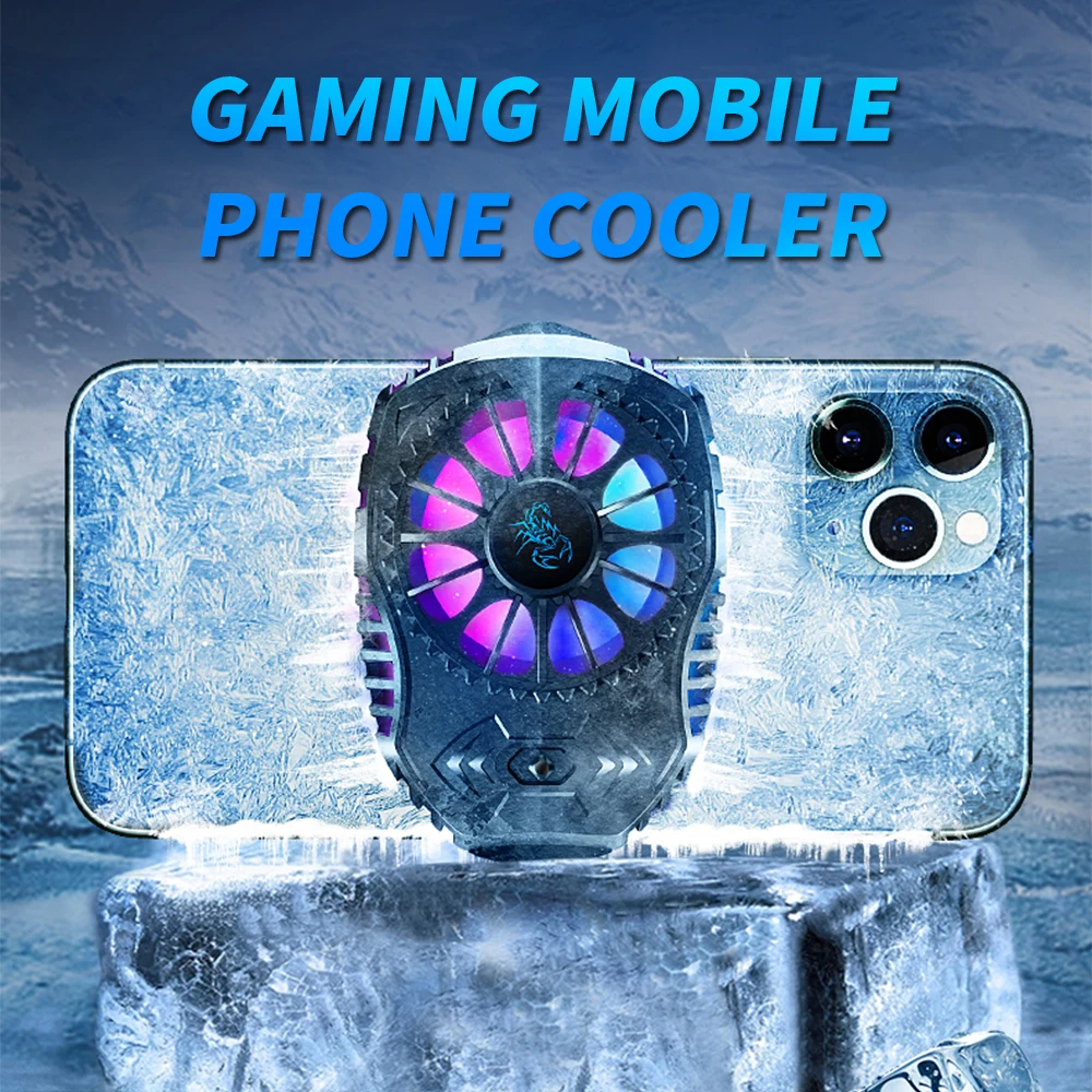 TISHRIC Portable G4 Mobile Phone Cooler Cooling Fan Radiator Phone Cooler Semiconductor refrigeration Heat Sink For Cellphones