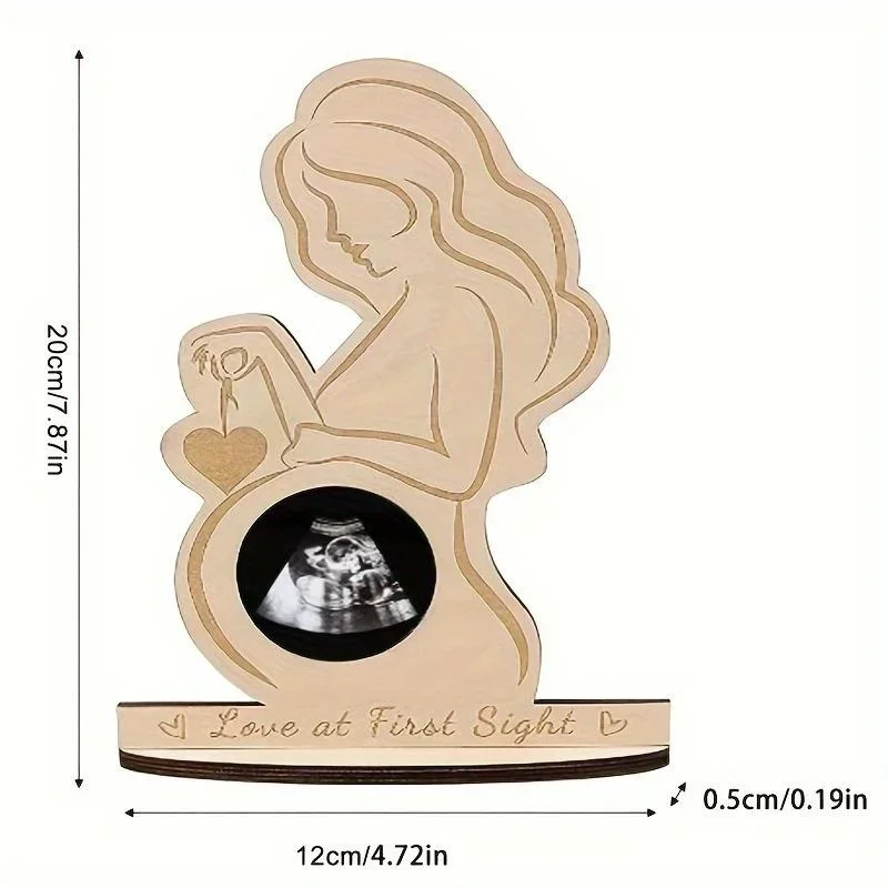 Baby Ultrasound Photo Frame Baby Sonogram Frame Christmas Thanksgiving New Year Valentine\'s Day Gift to Expectant Mother Wife