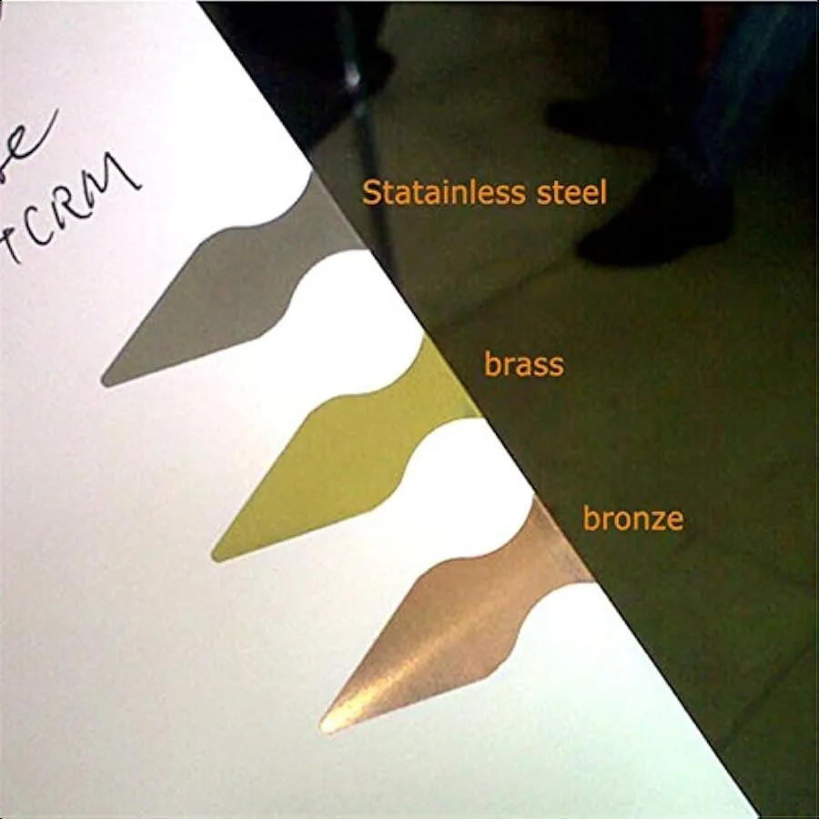125 Count Tin Bronze Bookmarks Line Book Markers