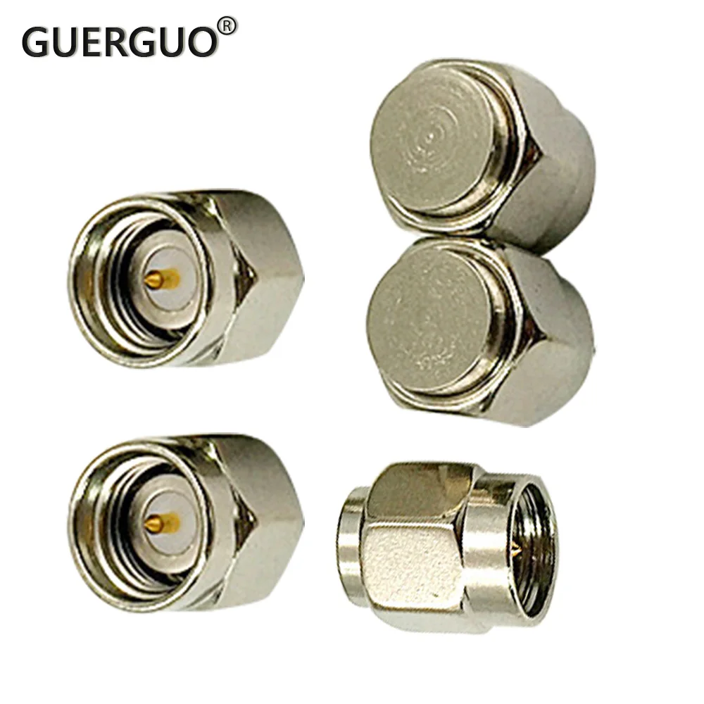 

2pcs 1W 6GHz 50 ohm SMA Male RF Coaxial Termination Dummy Load Nickel Plated Cap Connectors Accessories