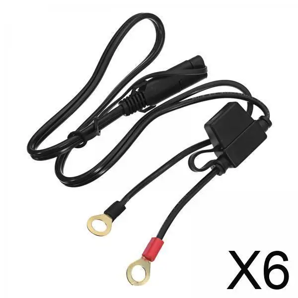 

Quick Disconnect SAE Cable Power Eyelet Terminal Harness 10A Fuse for Motorcycle Battery Charger and Riding Mower