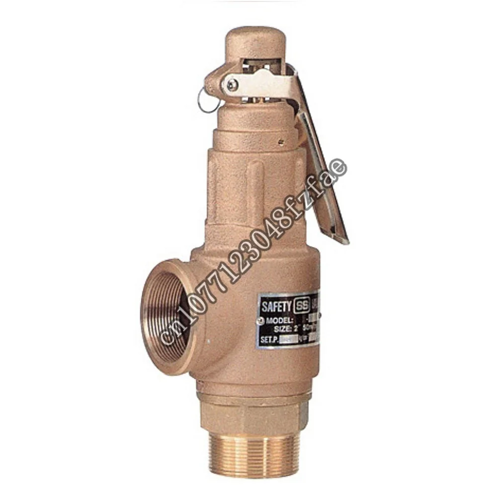 

COVNA DN50 2 inch NPT / BSPT Thread Brass Bronze Boiler Steam Safety Relief Valve with Lever