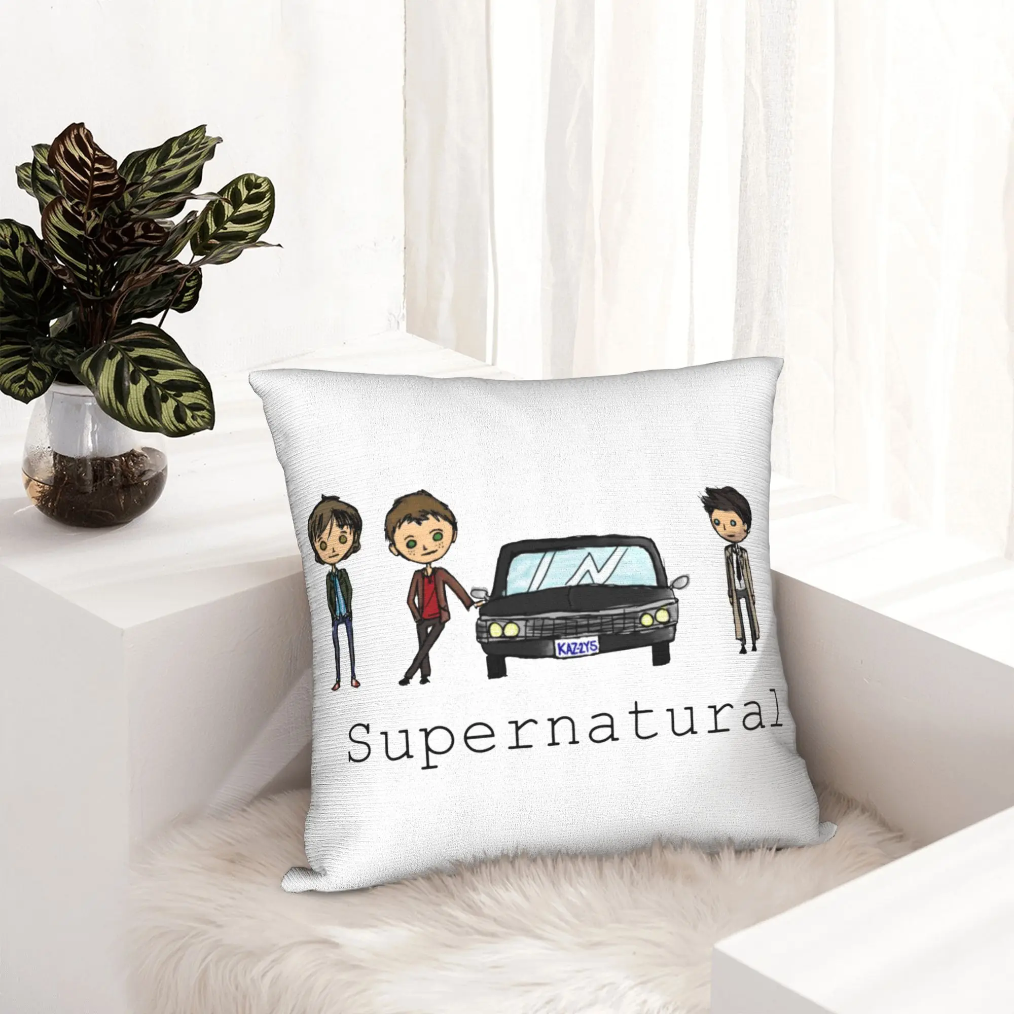 Supernatural Pillowcase Printing Polyester Cushion Cover Decoration  Throw Pillow Case Cover Chair Drop Shipping 40*40cm