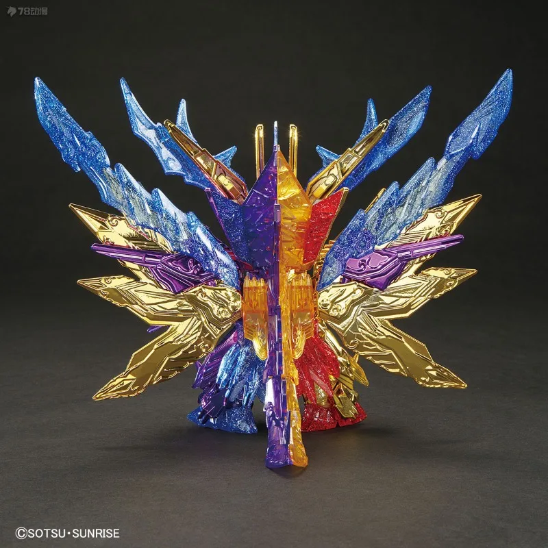 BANDAI Genuine SD GUNDAM WORLD HEROS Limited Edition and Special Edition: Ultimate Formula One Dragon Color Transparent Edition