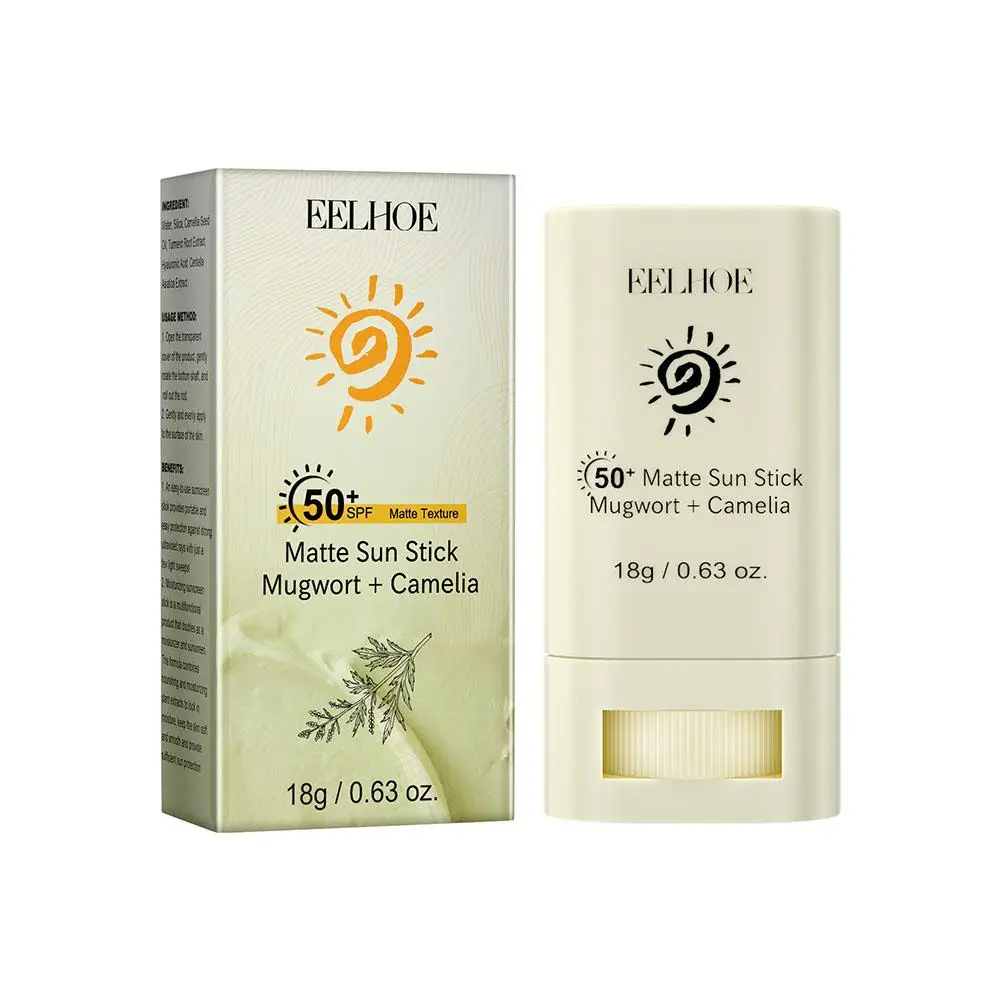 Protector solar facial en barra bloqueador solar mate barra solar hidratante no graso SPF50 + Protector crema UV blanqueamiento producto coreano