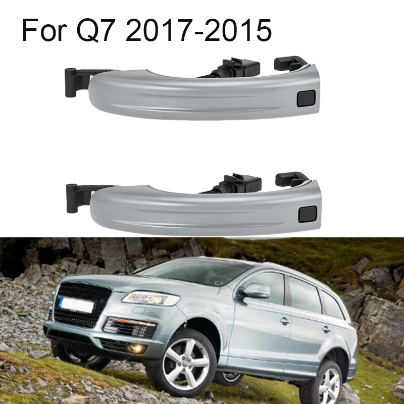 2Pcs Smart Sensor Exterior Door Handle For-Audi Q7 2007-2015 4L0837205A