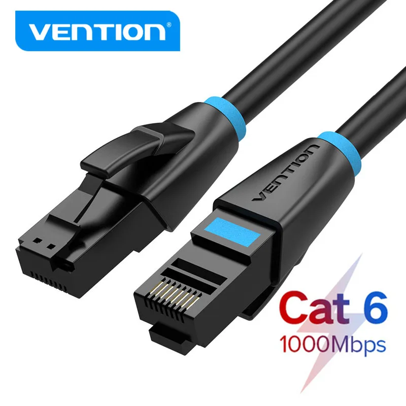 Vention Ethernet Cable Cat6 Lan Cable UTP RJ45 Network Patch Cable 10m 50m For PS PC Internet Modem Router Cat 6 Cable Ethernet