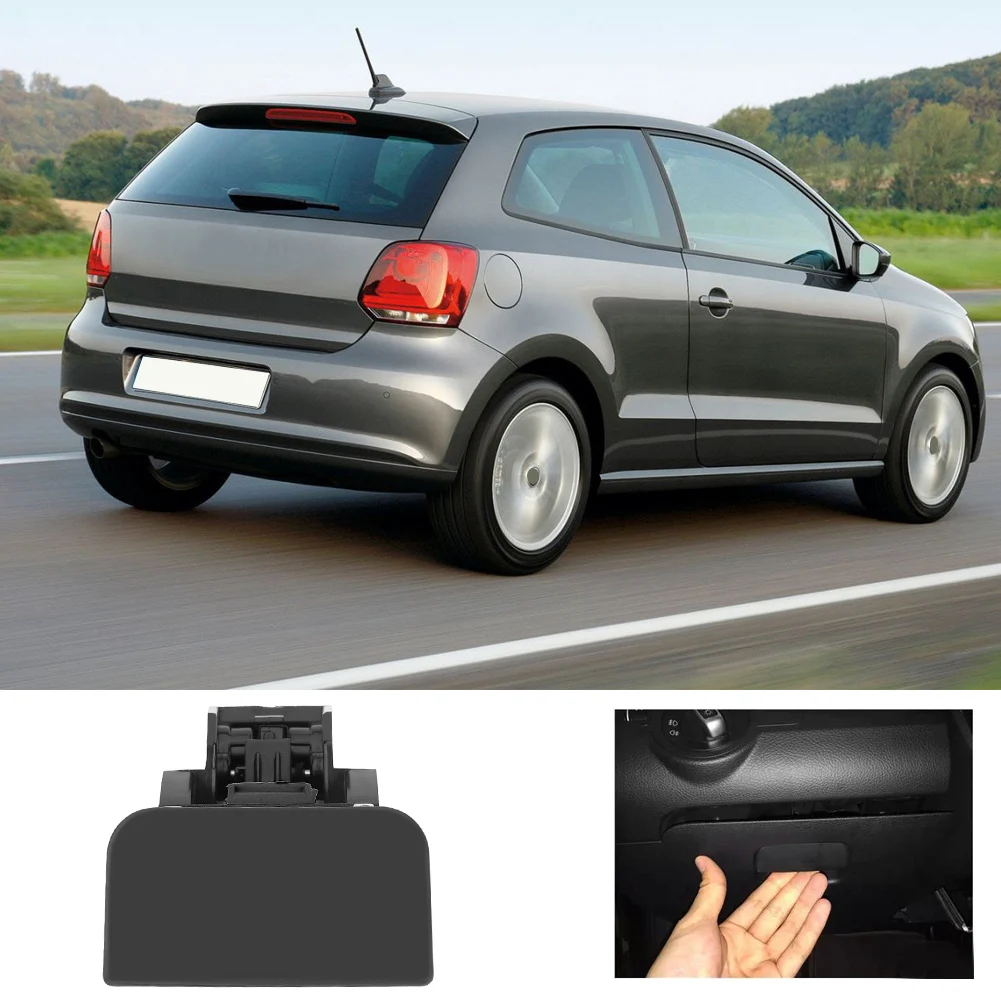 1Pc Car Glove Box Lock Latch Lid Handle No Hole ABS for VW POLO Car Accessories