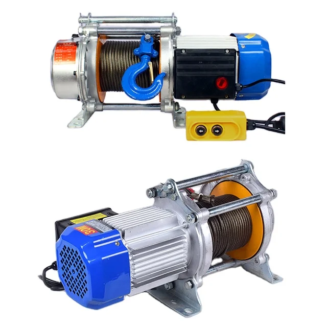 800kg 1t CDK Electric Winch Type 220V 1 Phase Wire Rope Electric Hoist Electric Winch