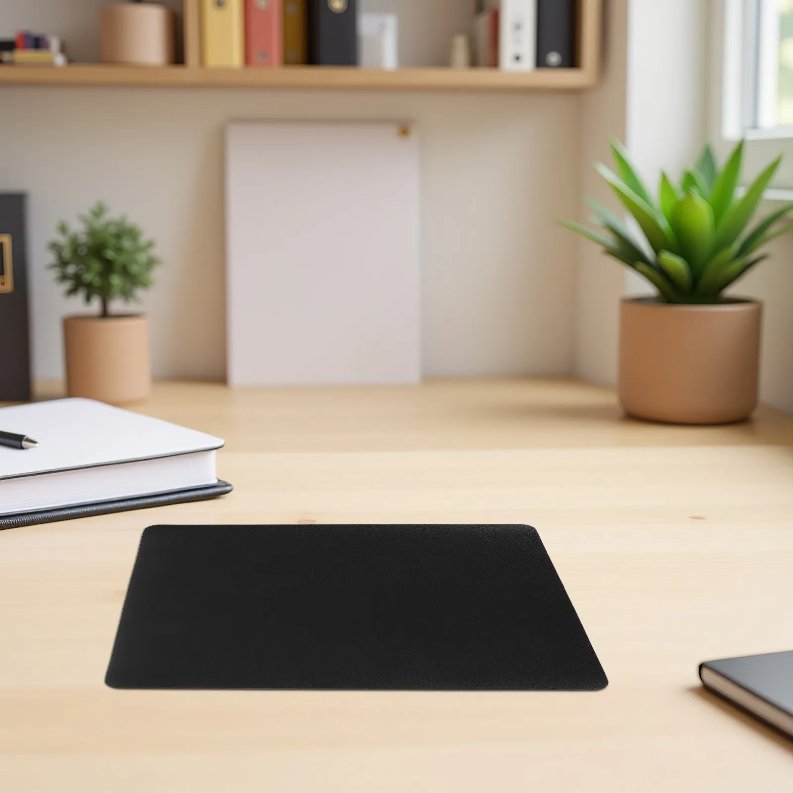 3Pcs Nightstand Mat Waterproof PU Table Protector Heat Resistant Dual Side Non-Slip Bedside Cover for Bedroom Office