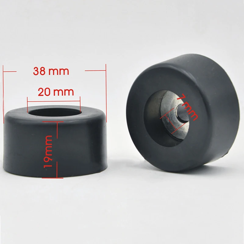 4Pcs 38*19mm Durable Black Isolation Rubber Table Chair Feet Pad Base,Anti-vibration Pad For Amplifier Speaker CD Cabinet ножки