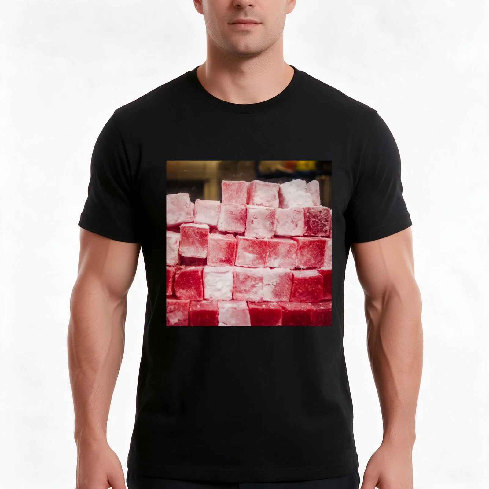 Turkish Delight T-Shirt, Summer Casual Cotton Tee, Oversized Streetwear Tops, Vintage Graphic Print, Loose Fit Short Sleeve