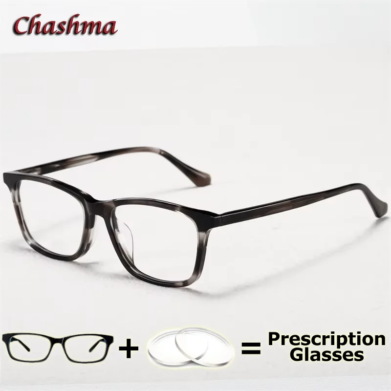 Chahsma Prescription Glasses Men Fashion Trend Acetate Eyewear Frames Optical Progressive Women Anti Blue Computer Spectacles