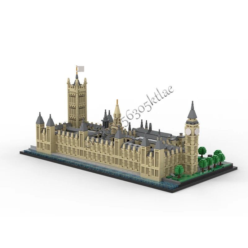 4494PCS MOC City Street Views Modular Luxury Iconic Palace Building Blocks Diy Educational Assembly Children Toys Birthday Gifts