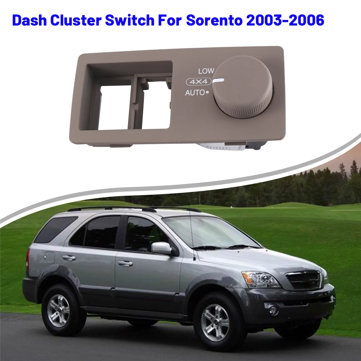 

93250-3E100 Car Dash Cluster Switch-Switch Bezel for KIA Sorento 2003-2006