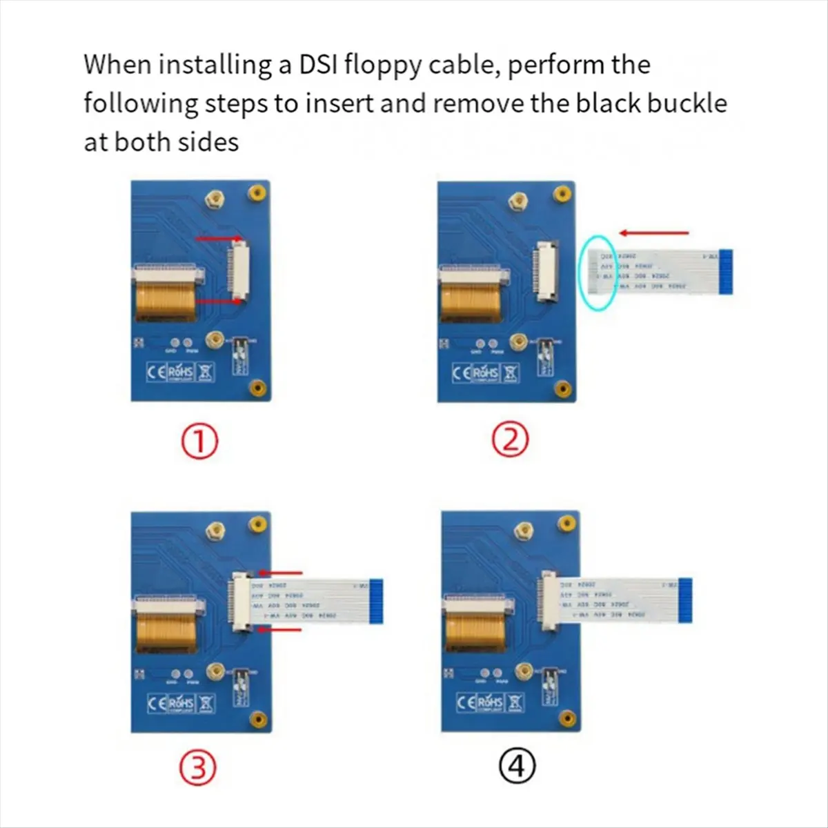 

AS62 5 Inch Capacitive Touch Screen for Raspberry Pi 5/4B/3B+ IPS Display 178° Drive-Free CSI Cable with Standard Monitor