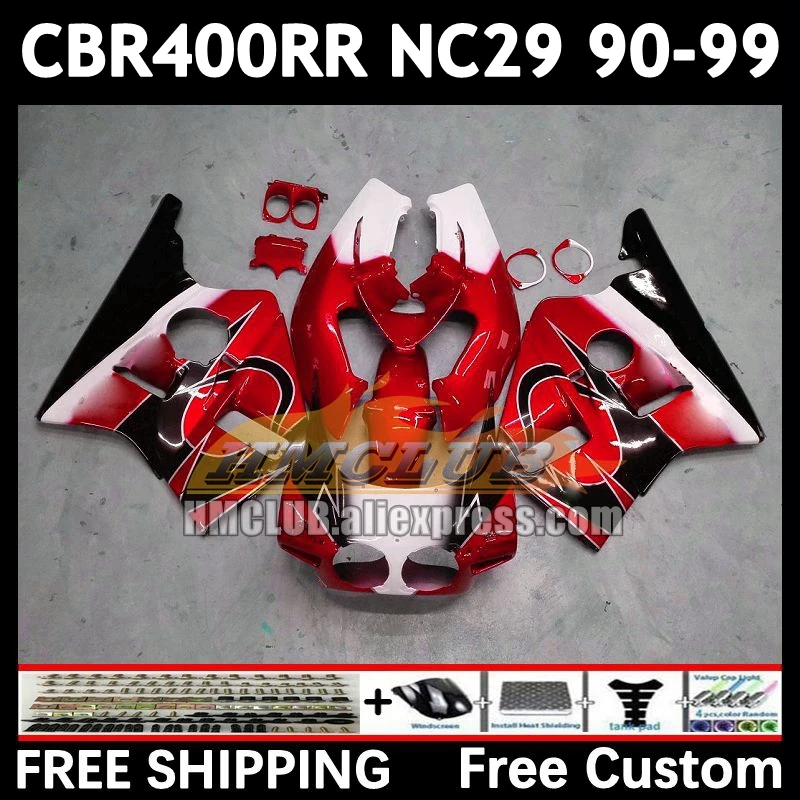 Bodywork For HONDA CBR400 metallic red CBR 400 RR 400RR 90 91 92 93 94 104No.83 CBR400RR NC29 1995 1996 1997 1998 1999 Fairings