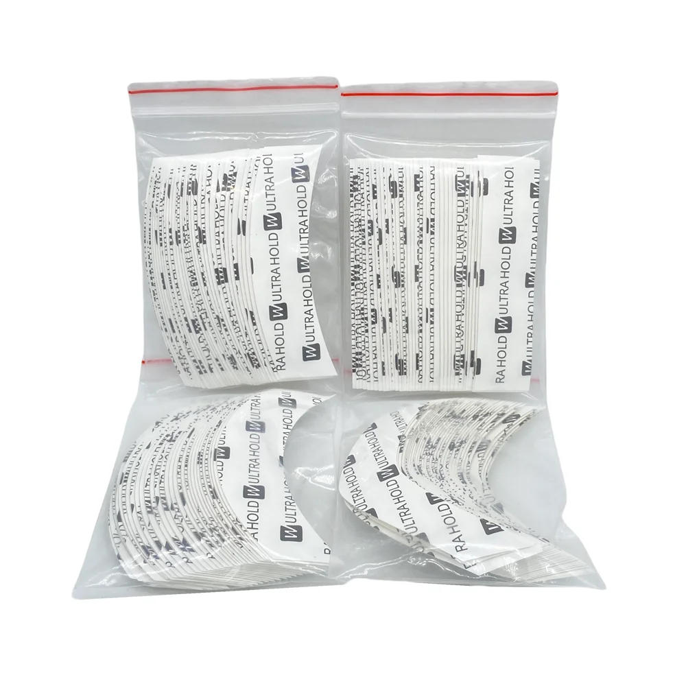 Ultra Hold Lace Front Tape, Double Sided Tape, Toupee Wig Adhesive, White, Arc, 36 PCs, 7.6 cm * 2.2 cm