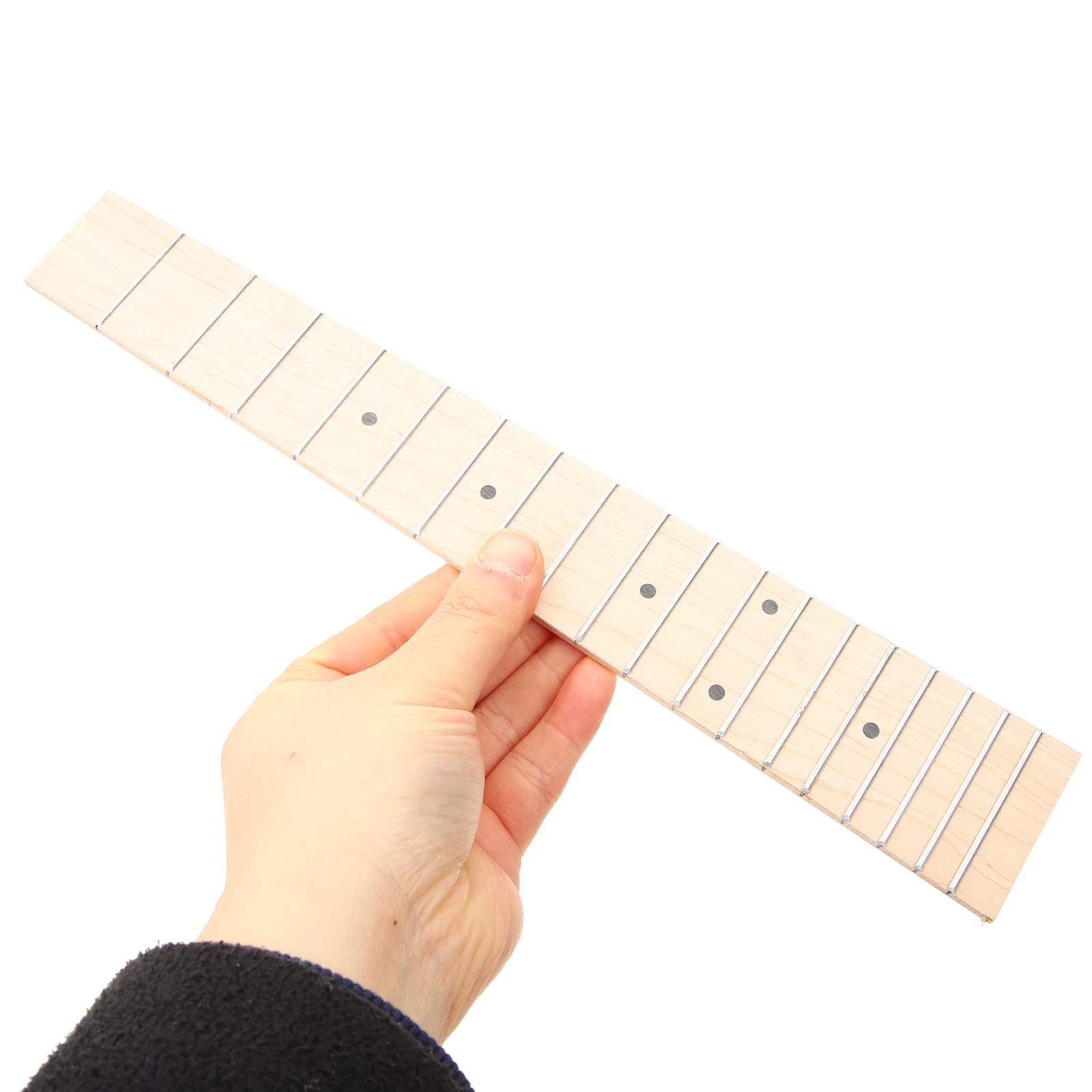 

Natural Maple Wood Guitar Fingerboard Replacement Refined Surface Ukulele Fretboard for Acoustic Repair Accessory Part