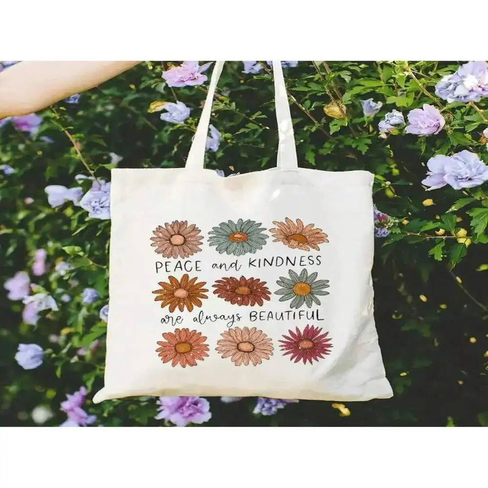 

Женская повседневная холщовая сумка нейтрального цвета — универсальная сумка-тоут/сумка через плечо для пляжа, покупок и повседневных прогулок