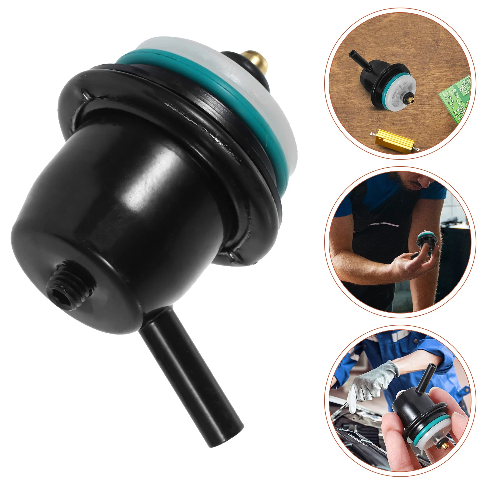 

Fuel Pressure Kit Stainless Steel Pressure Regulator For Car For Car Fuel Injection System Carburetor Engine Replacement Part