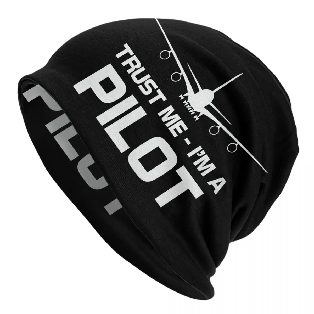 

Trust Me IM A Pilot Bonnet Beanie Cap Knit Hats Hip Hop Plane Flying Aeroplane Aviation Warm Winter Skullies Beanies Hats