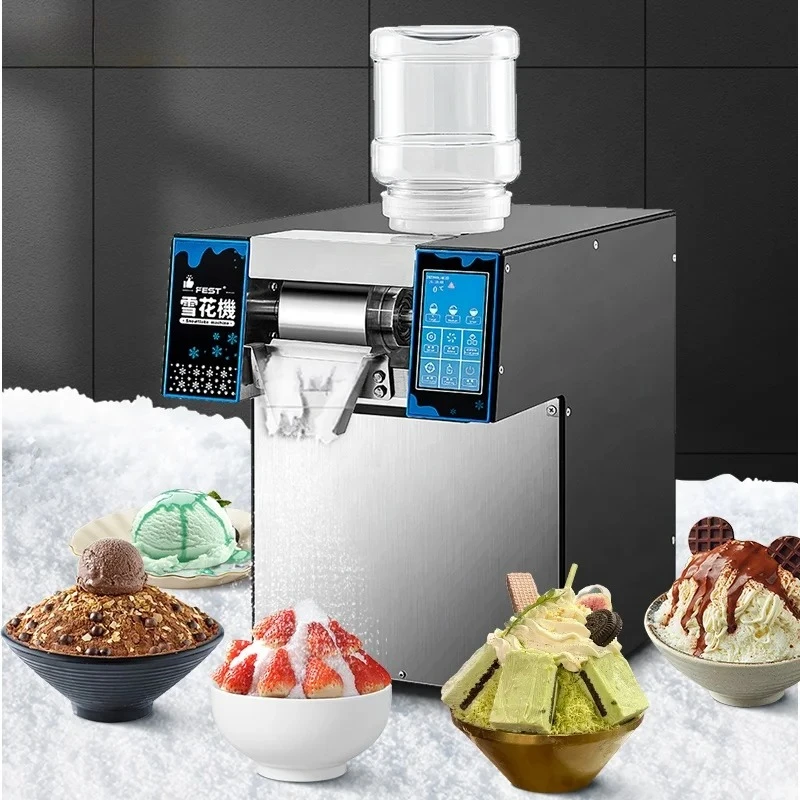 

Snowflake Shave Flake Bingsu Korean Snow Ice Cream Shaving Maker Crusher Shaver Machine