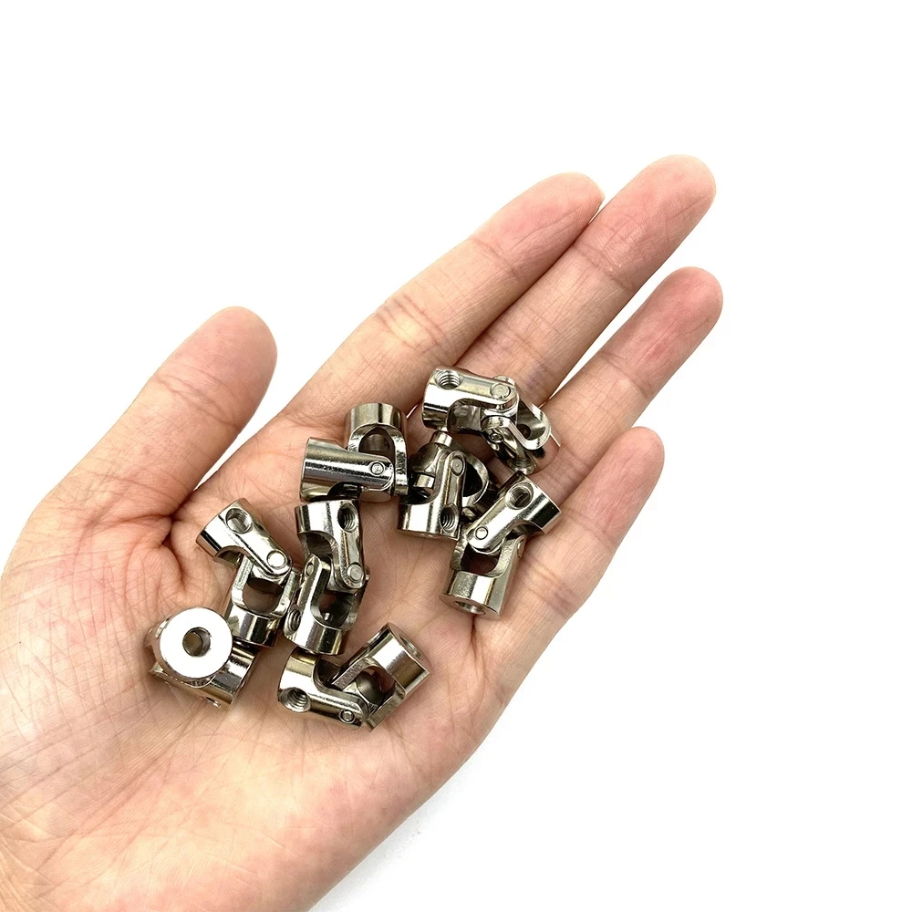 1Pc 2Mm 2.3Mm 3Mm 3.17Mm 4Mm 5Mm 6Mm 8Mm 10Mm rc Auto Boot Model Universele Koppeling Joint Koppeling Stalen As Connector