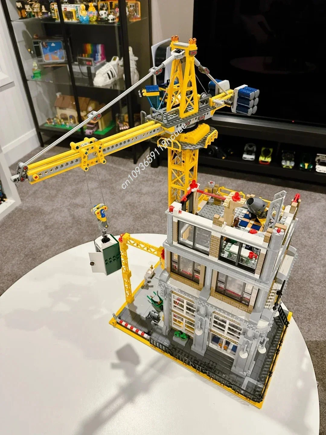 

3374PCS Modular Construction Site Street View Model Moc Building Block Diy 910008 Creative Assembly Educational Bricks Toys Gift