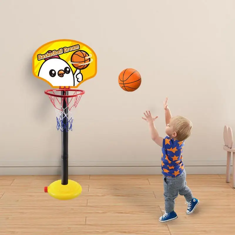 Spielzeug Basketball Set bequeme Basketball stehen für im Freien Kinder Ballspiele für Kindergarten Klassen zimmer Keller Erholungs raum