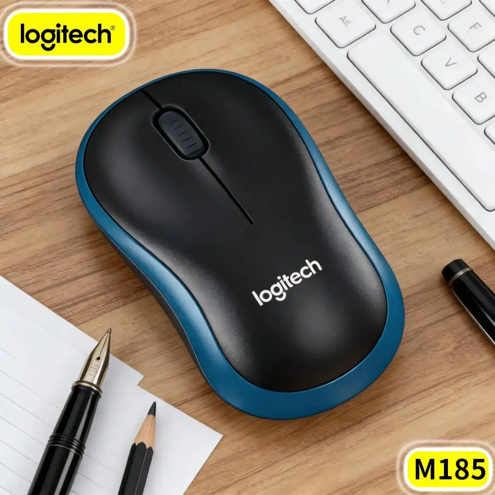 Logitech M185 Teenager Online Study Content Gather Mouse Wireless Easy Cursor Motion For Teen Research Work