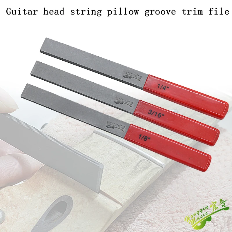 Guitar pillow grinding file block string pillow slotted file Square saw file block making repair tools