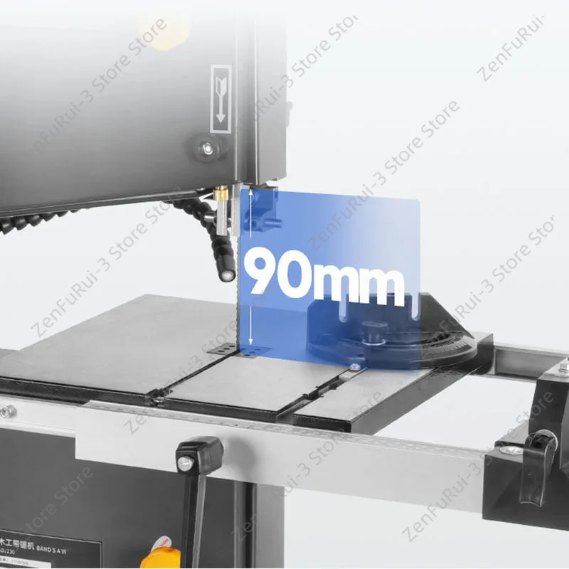 9 Inch 550W Woodworking Band Saw Machine Household Jigsaw For Precision Wood Cutting Equipment