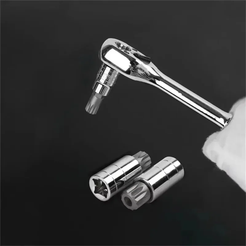 

【B07R】13 шт., шестигранная отвертка, торцевая отвертка, насадка для отвертки, нажимная насадка, переходная головка, набор бит Plumblossom для Automobi