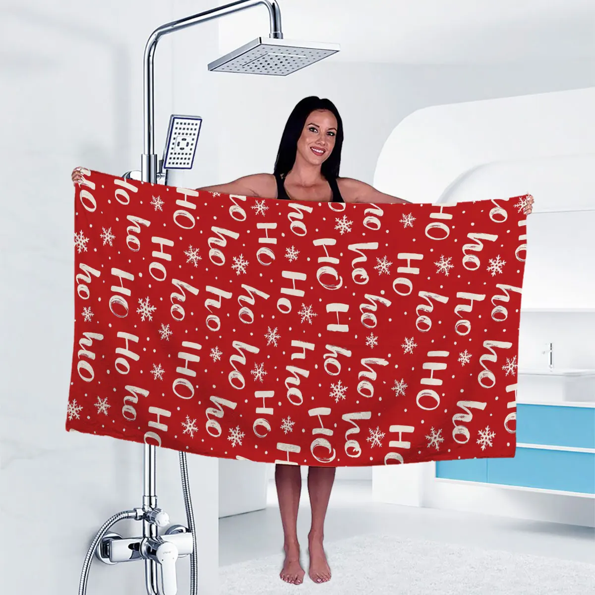 Red Heart Love Beach Towel Microfiber Sand Free Quick Dry Romantic Valentine Sweetheart Oversized Absorbent Pool Travel Towel