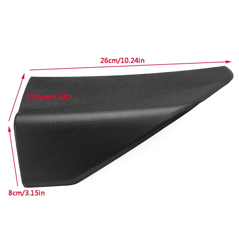 2PCS ABS Car Front Bumper Slitter Lip Diffuser Chin Spoiler Winglets Guard Protector For Ford Mustang 2015 2016 2017