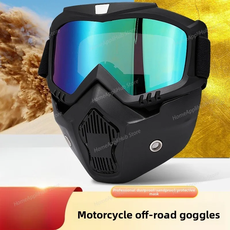 Harley Vintage Mask Wind Goggles Anti-Fog Off-Road Motorcycle Helmet Goggles Windproof Outdoor Riding