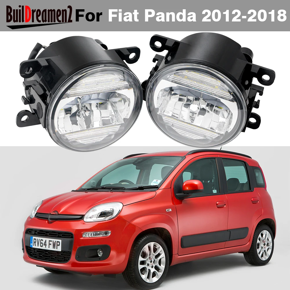 

Дневные ходовые огни в сборе, дневные ходовые огни, 30 Вт, 12 В, для Fiat Panda 319, Panda 4x4, треккинговые, 2012-2018, 1 пара