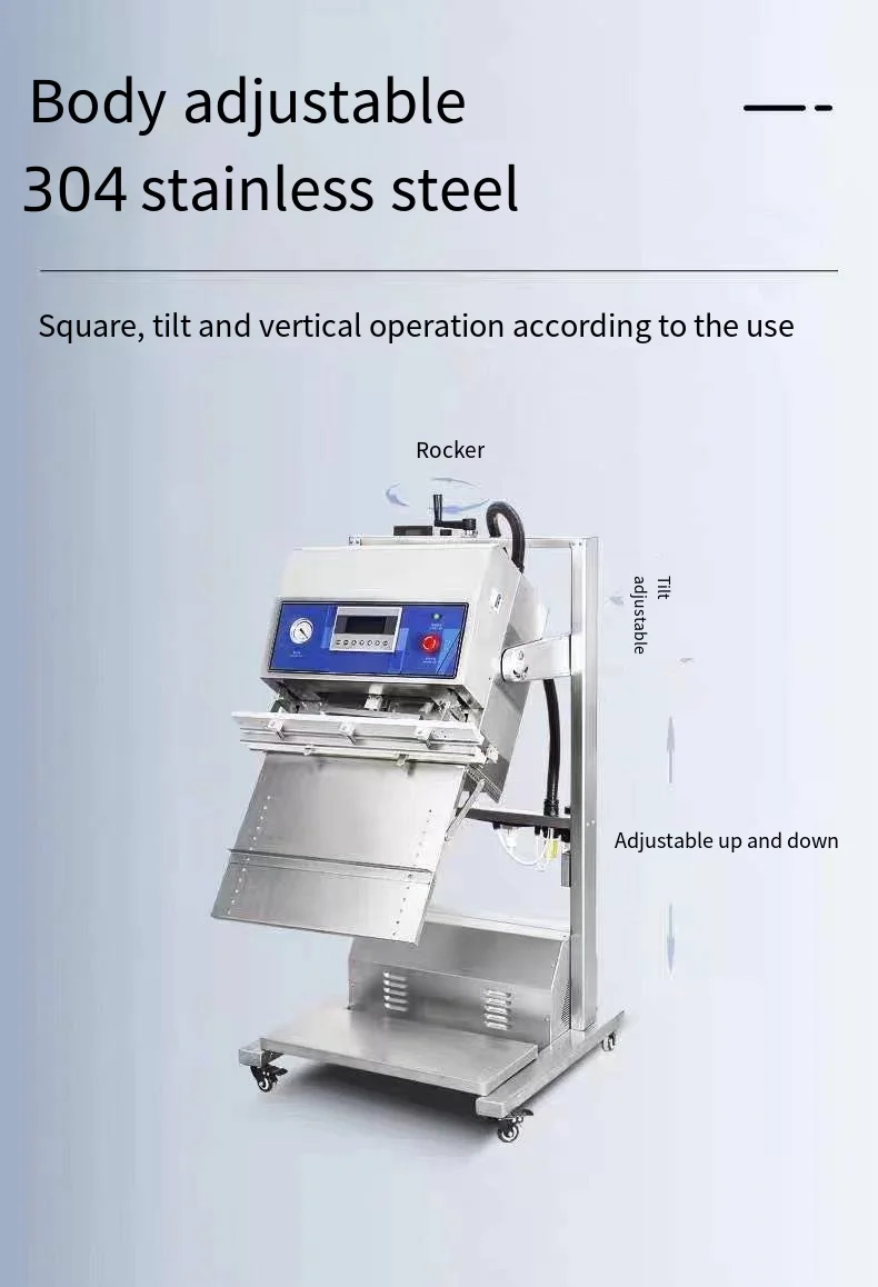 DZQ-600L آلة تعبئة الفراغ الخارجية العمودية مسحوق الجسيمات كيس من البولي ايثيلين معدات تعبئة وختم الفراغ #2