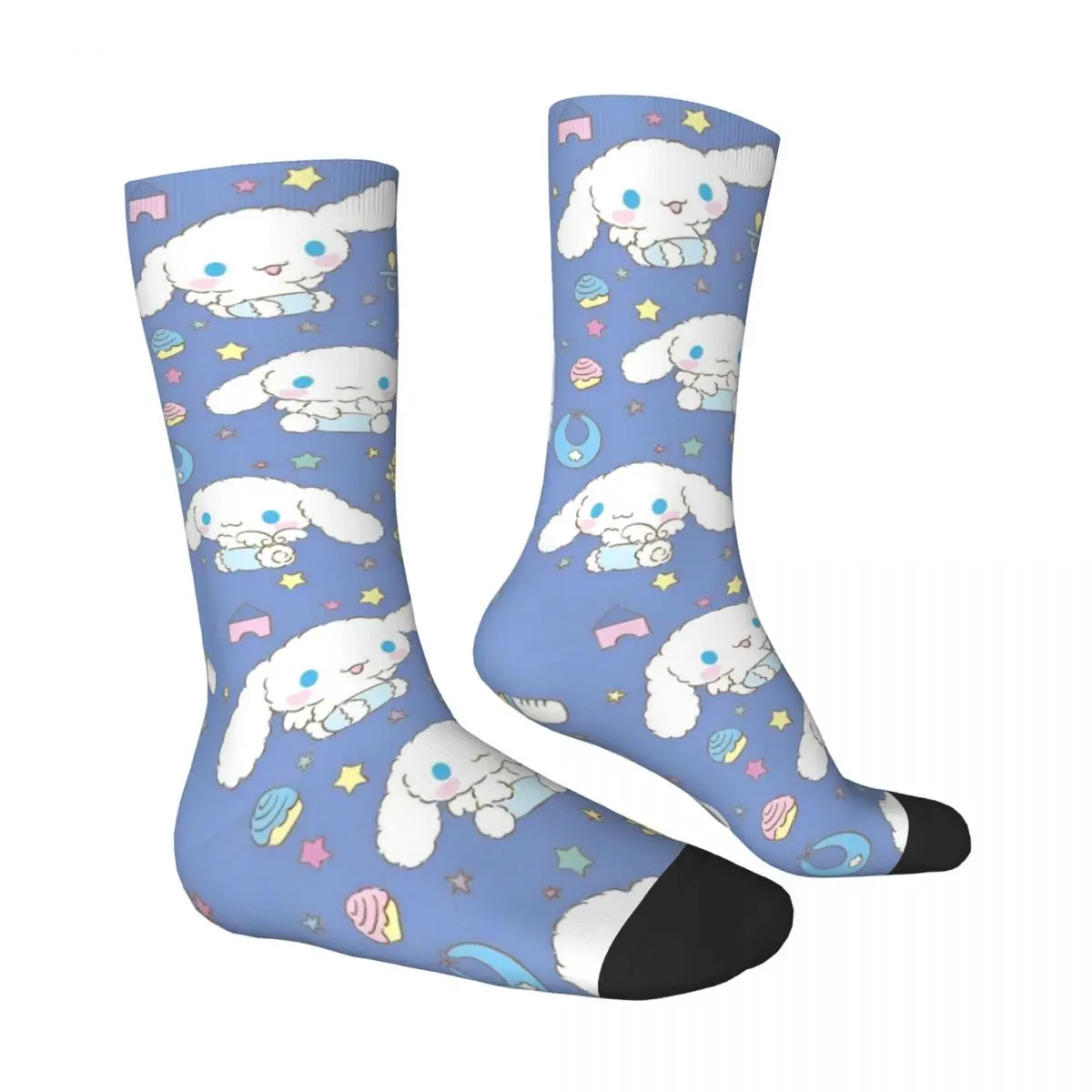 Cinnamoroll Socks Gothic Stockings Autumn Anti Skid Men's Socks Warm Soft Graphic Climbing Socks