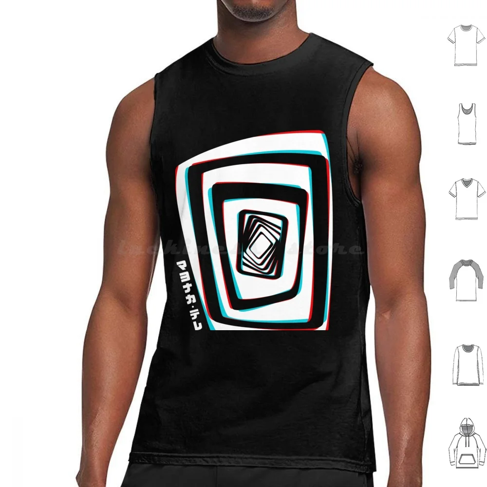 Persona 4-Midnight Channel Classic Tank Tops Print Cotton Persona 4 Midnight Channel