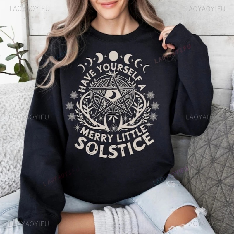

Winter Solstice Shirt Winter Solstice Jumper Warm and Comfortable Colors Winter Hoodie Men Women Pullover Crewneck Sweatshirt