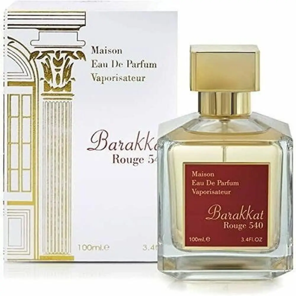 Parfum World Barakkat Rouge 540 parfum de Maison Alhambra pour femme - Spray Extrait De Parfum 3,4 oz