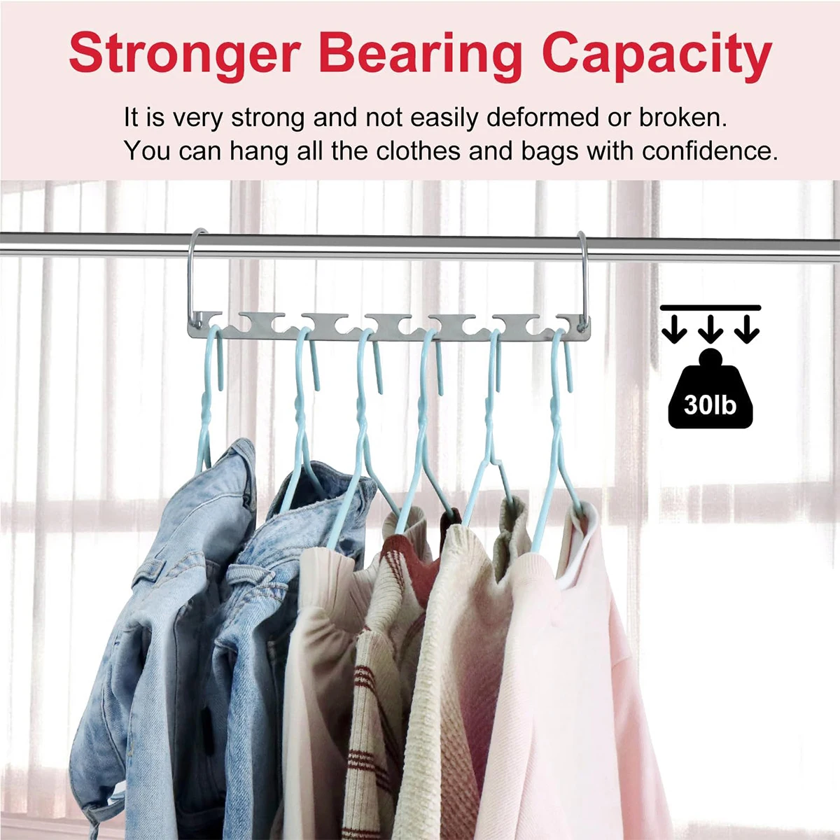 Metal Wardrobe Storage Hanger Creative Storage Magic Rotating Hanger Storage Artifact For dormitories and apartments 