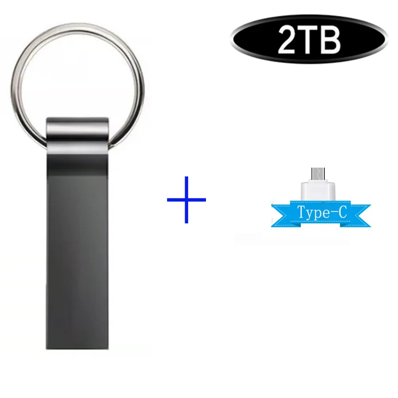 Nuovo Pendrive 2TB 1TB chiavette USB 1TB Pen Drive ad alta velocità 2TB Cle Usb Memory Stick 512GB U Disk per Computer TV