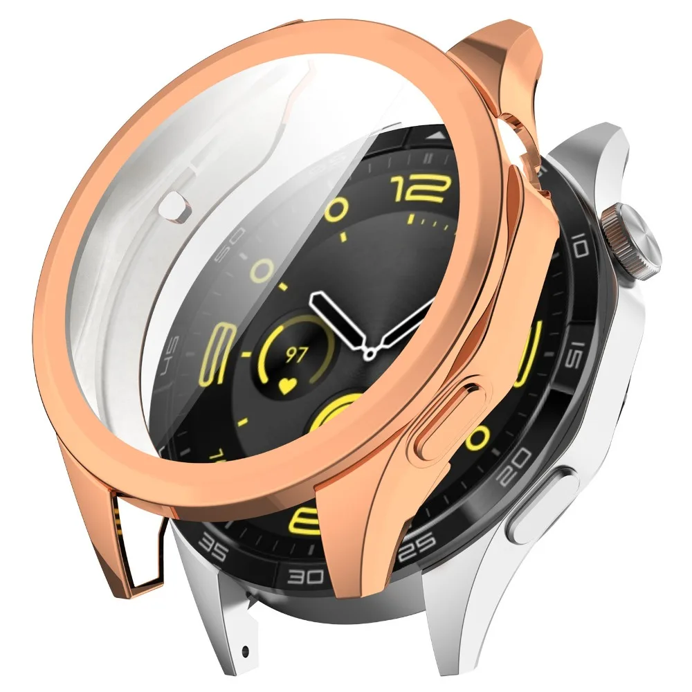 Full Cover TPU Case New Smart Bumper Protective Shell Soft Watchband Screen Protector for Huawei Watch GT 4 41/46mm