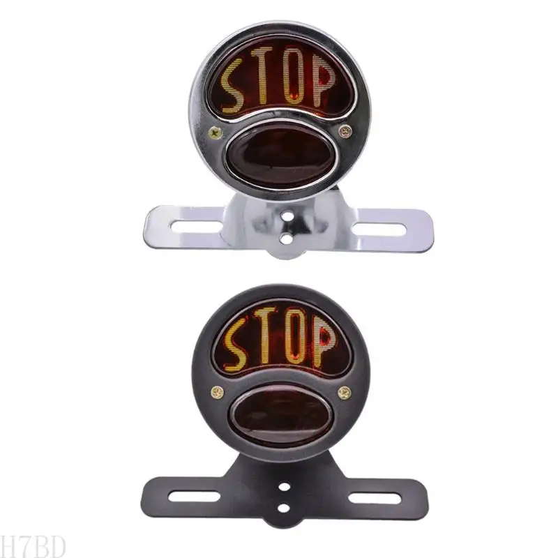 

H7BD Motorcycle Brake Taillight Night Tail Lights Amber Tail Light Motorbike Accessories