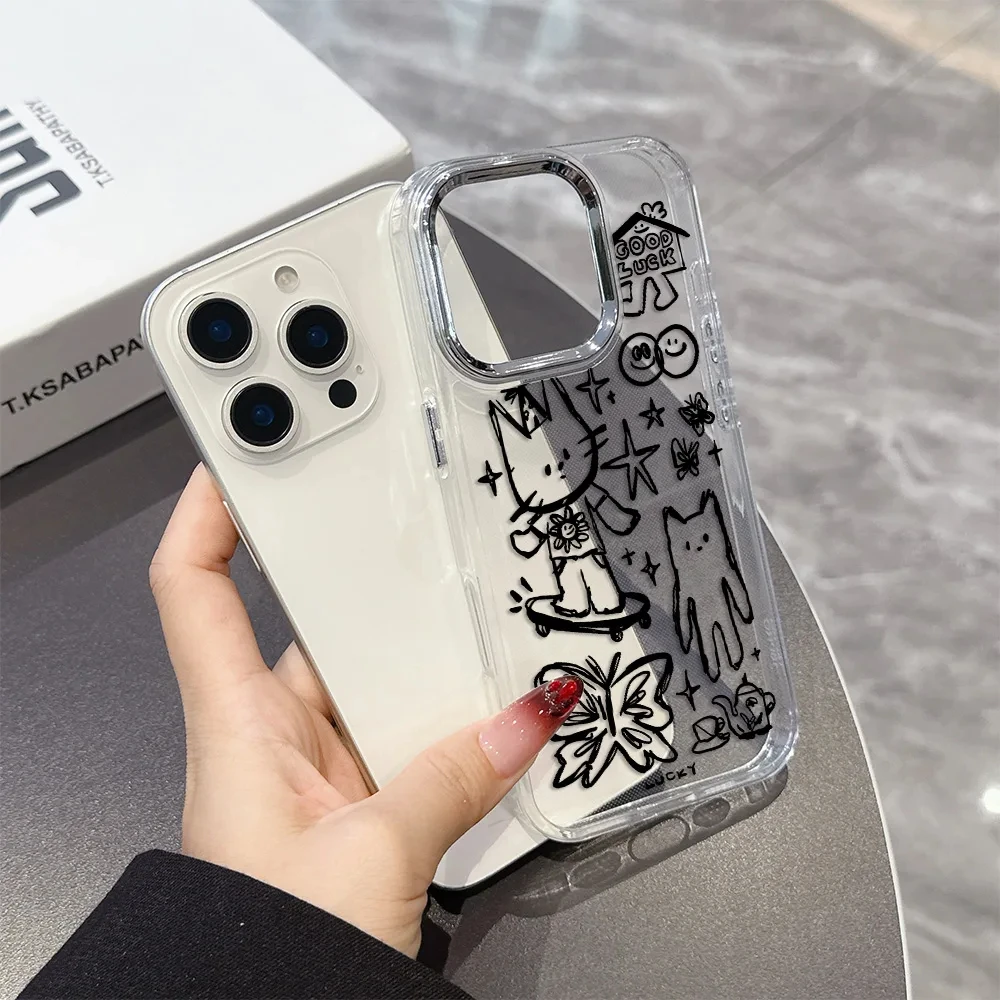 Skizzierte Katzen-Hülle für Sa – Phone Cases Galaxy A16 5G Bewertung und Preis